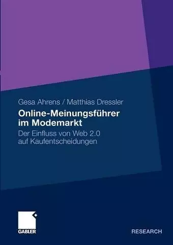 Online-Meinungsführer im Modemarkt cover