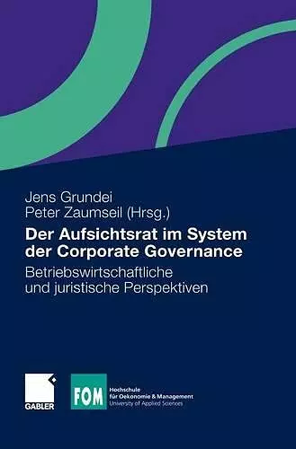 Der Aufsichtsrat im System der Corporate Governance cover