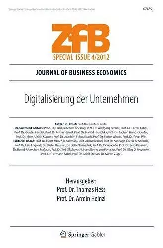 Digitalisierung der Unternehmen cover