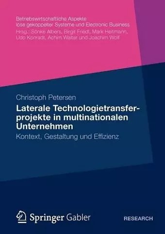 Laterale Technologietransferprojekte in multinationalen Unternehmen cover