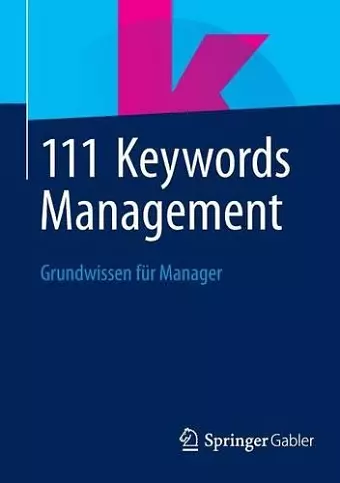111 Keywords Management cover