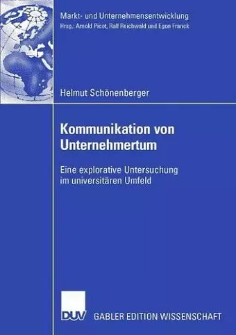 Kommunikation von Unternehmertum cover