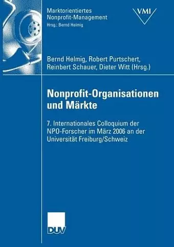 Nonprofit-Organisationen und Märkte cover