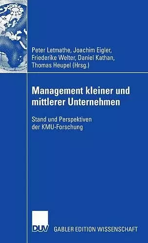 Management kleiner und mittlerer Unternehmen cover