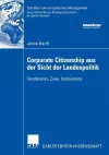 Corporate Citizenship aus der Sicht der Landespolitik cover