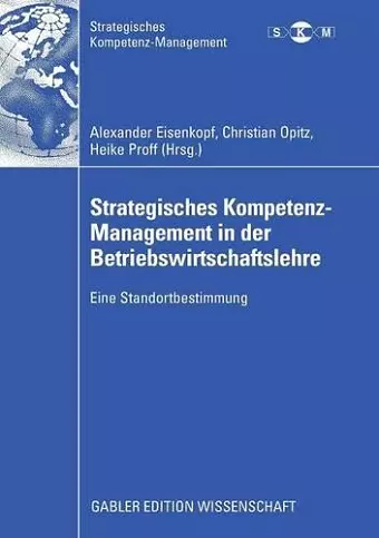 Strategisches Kompetenz-Management in der Betriebswirtschaftslehre cover