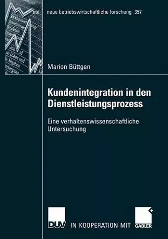 Kundenintegration in den Dienstleistungsprozess cover