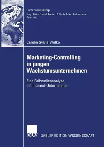 Marketing-Controlling in jungen Wachstumsunternehmen cover