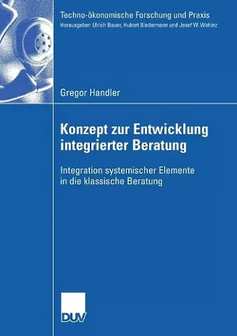 Konzept zur Entwicklung integrierter Beratung cover