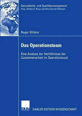 Das Operationsteam cover