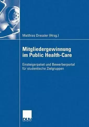 Mitgliedergewinnung im Public Health-Care cover