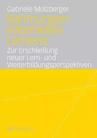 Rahmungen informellen Lernens cover