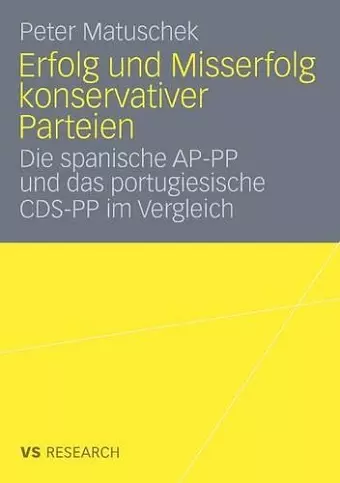 Erfolg und Misserfolg konservativer Parteien cover