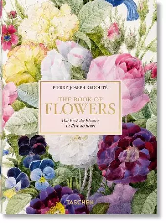 Redouté. The Book of Flowers. 40th Ed. cover