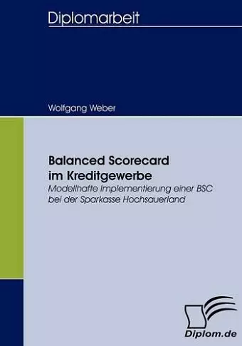 Balanced Scorecard im Kreditgewerbe cover