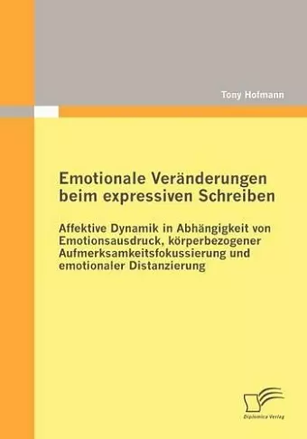 Emotionale Veränderungen beim expressiven Schreiben cover