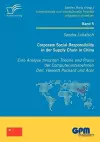 Corporate Social Responsibility in Der Supply Chain in China cover