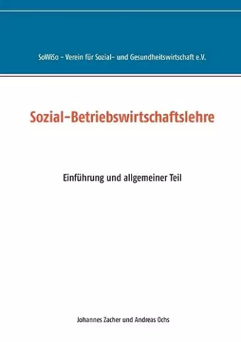 Sozial-Betriebswirtschaftslehre cover