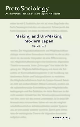 Making and Unmaking Modern Japan cover