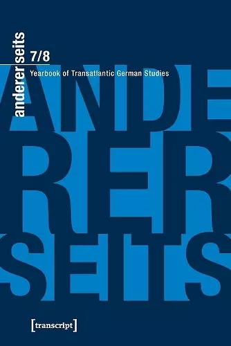 andererseits – Yearbook of Transatlantic German – 2018–19 cover