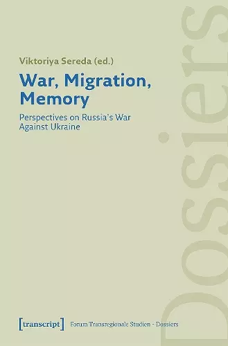 War, Migration, Memory cover
