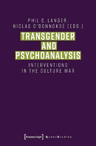 Transgender and Psychoanalysis cover