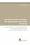 Functional renormalization for spontaneous symmetry breaking cover