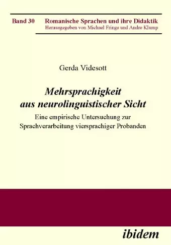 Mehrsprachigkeit aus neurolinguistischer Sicht cover