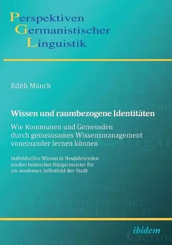 Wissen und raumbezogene Identit�ten cover