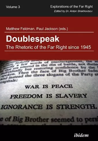 Doublespeak – The Rhetoric of the Far Right Since 1945 cover