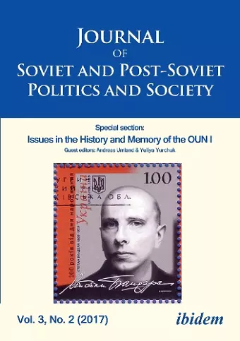 Journal of Soviet and Post-Soviet Politics and Society cover