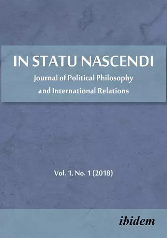 In Statu Nascendi cover