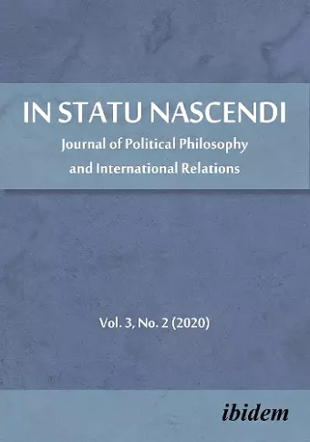 In Statu Nascendi cover
