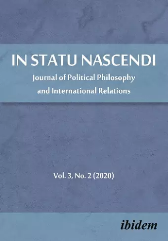 In Statu Nascendi cover