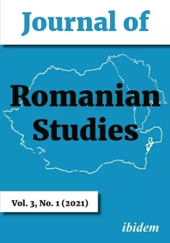 Journal of Romanian Studies – Volume 3, No. 1 (2021) cover