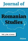 Journal of Romanian Studies – Volume 3,2 (2021) cover