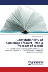 Constitutionality of Contempt of Court - Media freedom of speech cover