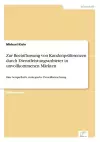 Zur Beeinflussung von Kundenpräferenzen durch Dienstleistungsanbieter in unvollkommenen Märkten cover