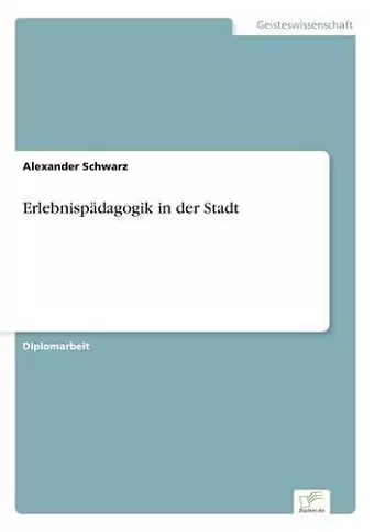 Erlebnispädagogik in der Stadt cover