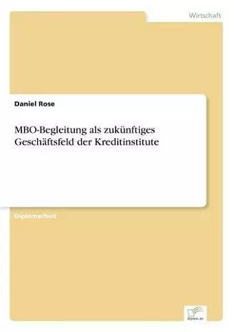 MBO-Begleitung als zukünftiges Geschäftsfeld der Kreditinstitute cover