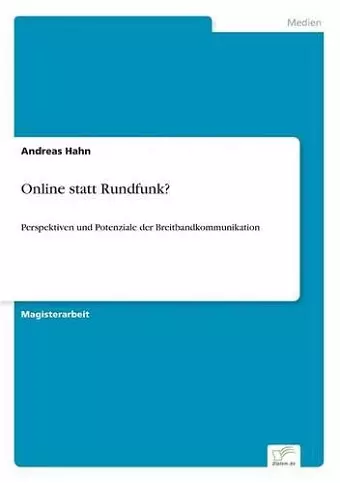 Online statt Rundfunk? cover