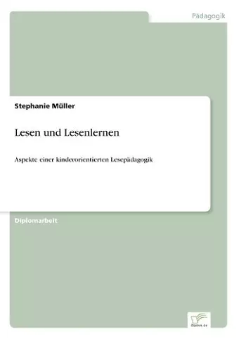 Lesen und Lesenlernen cover