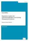 Empirische Analyse der Nutzerfreundlichkeit von Learning Management-Systemen cover