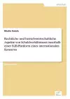 Rechtliche und betriebswirtschaftliche Aspekte von Schuldverhältnissen innerhalb einer B2B-Plattform eines internationalen Konzerns cover