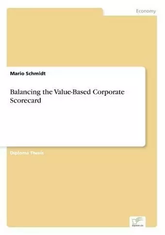 Balancing the Value-Based Corporate Scorecard cover