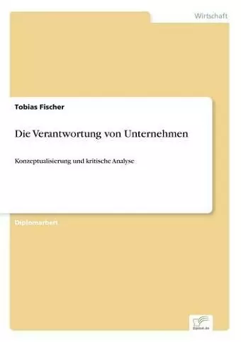 Die Verantwortung von Unternehmen cover