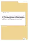 Analyse von Storni und Implikationen für die Gestaltung eines Stornomanagements in Lebensversicherungsunternehmen cover