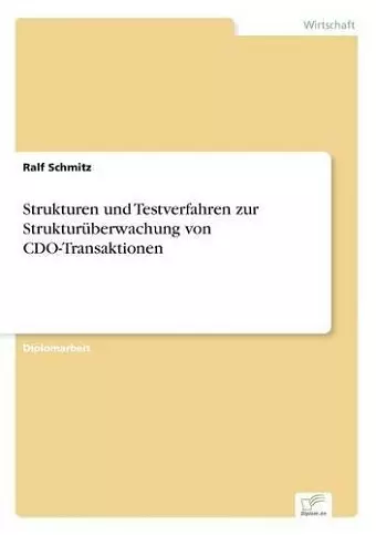 Strukturen und Testverfahren zur Strukturüberwachung von CDO-Transaktionen cover