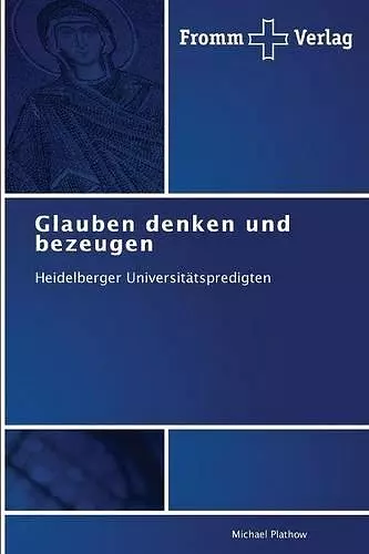 Glauben denken und bezeugen cover