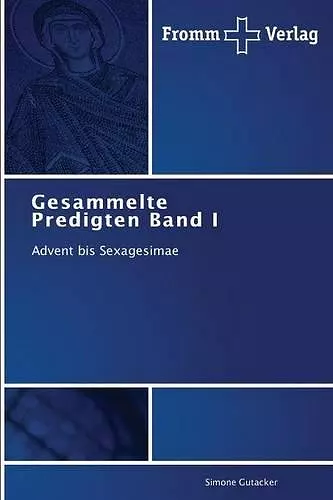 Gesammelte Predigten Band I cover